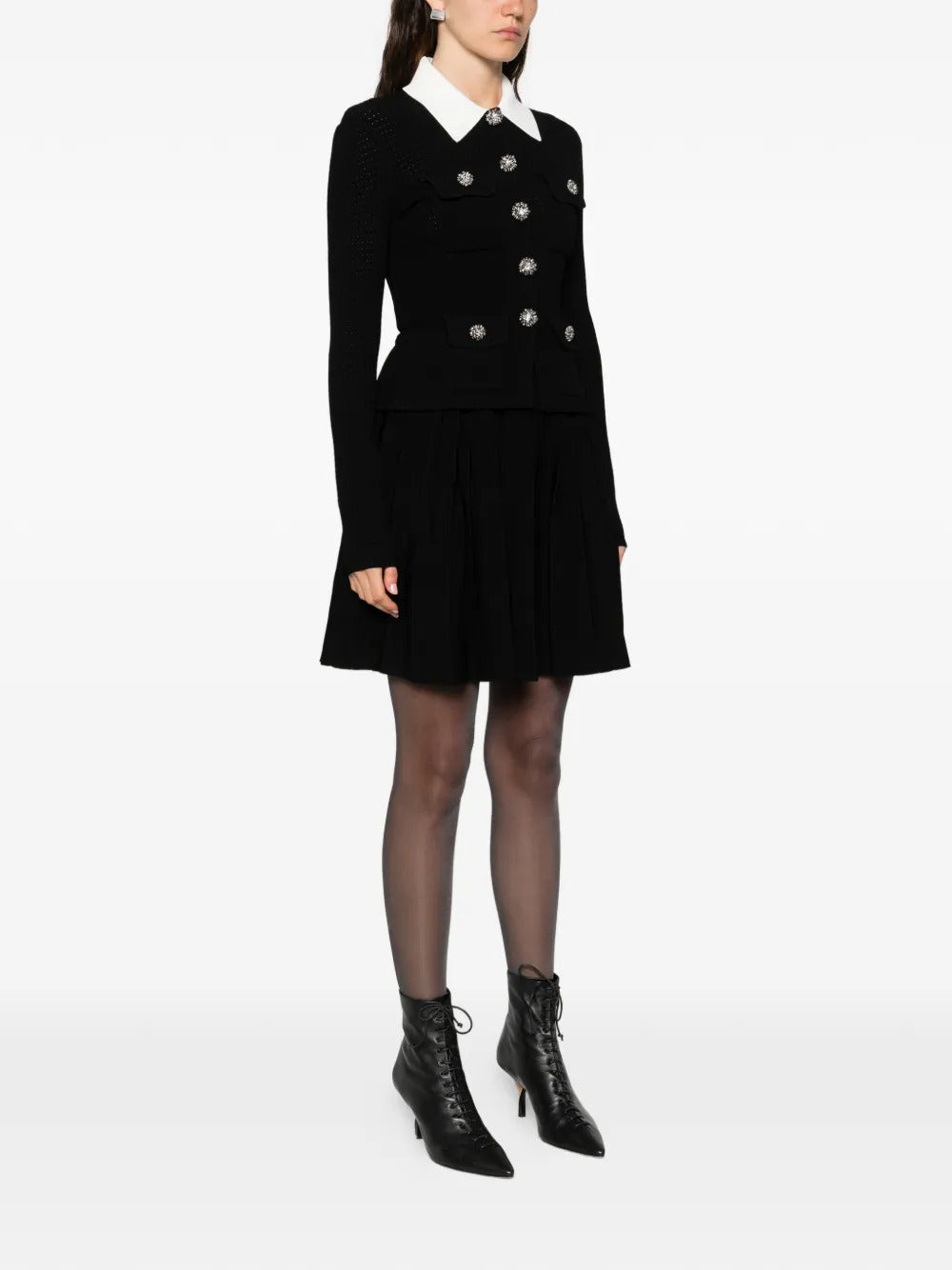 Abito corto con decorazione