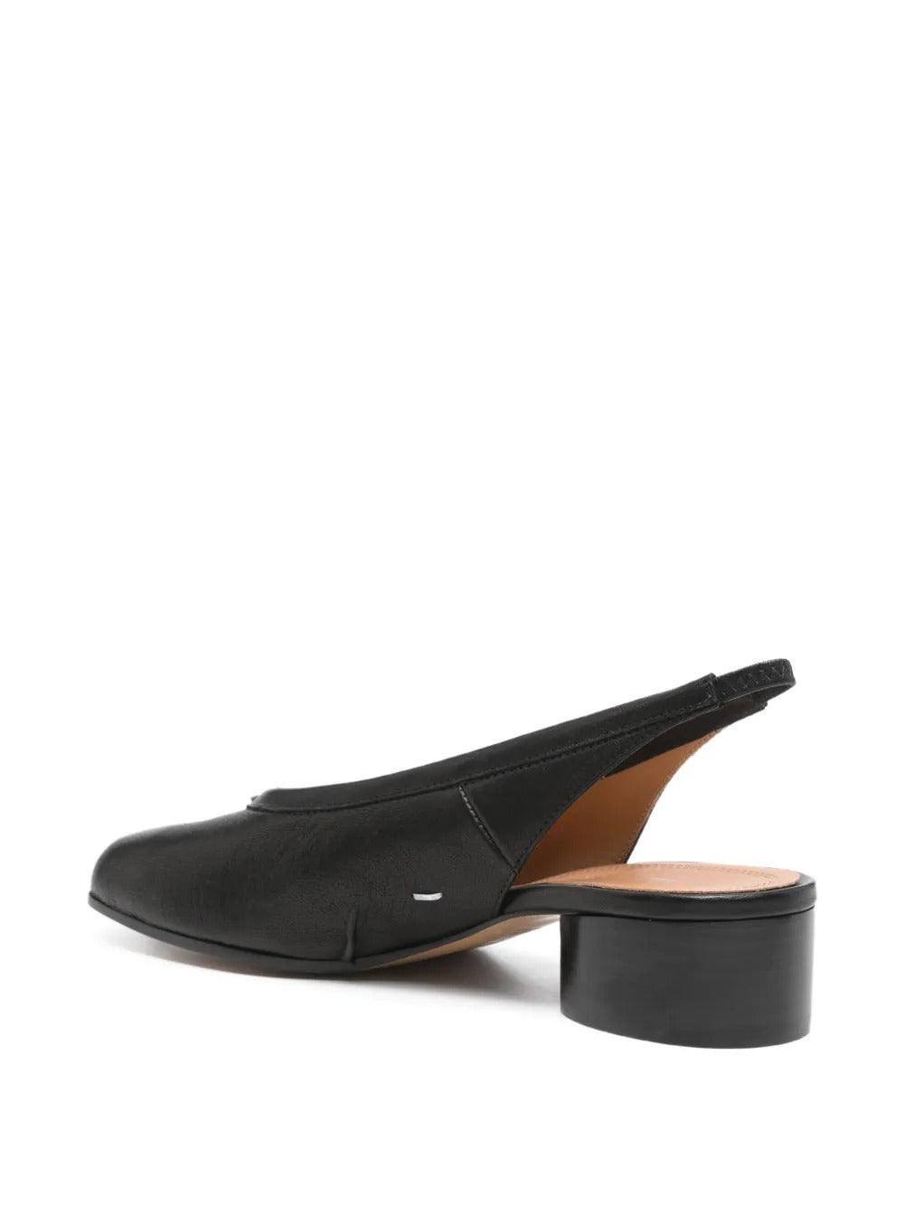 Tabi leather pumps