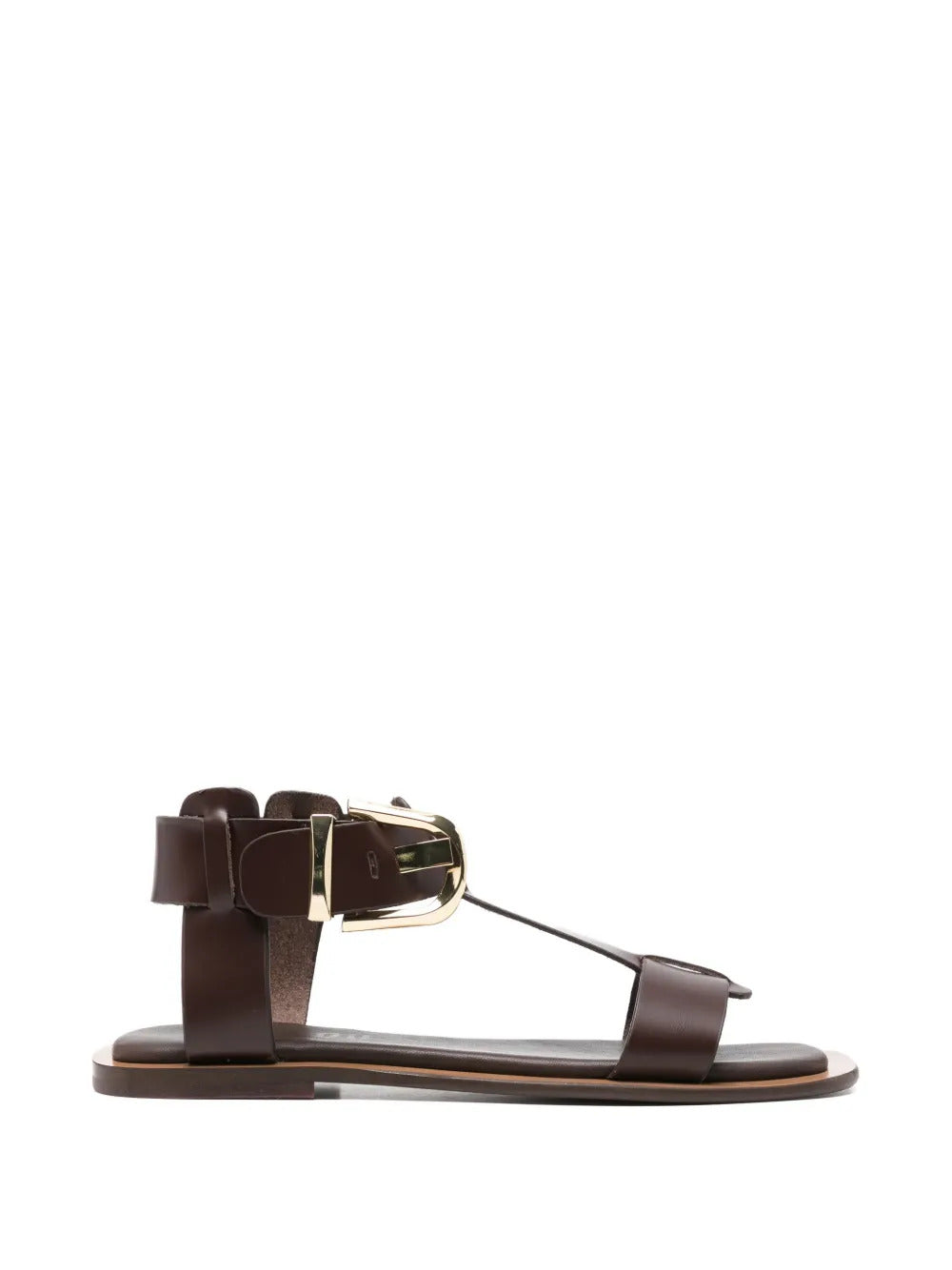 buckle leather sandals