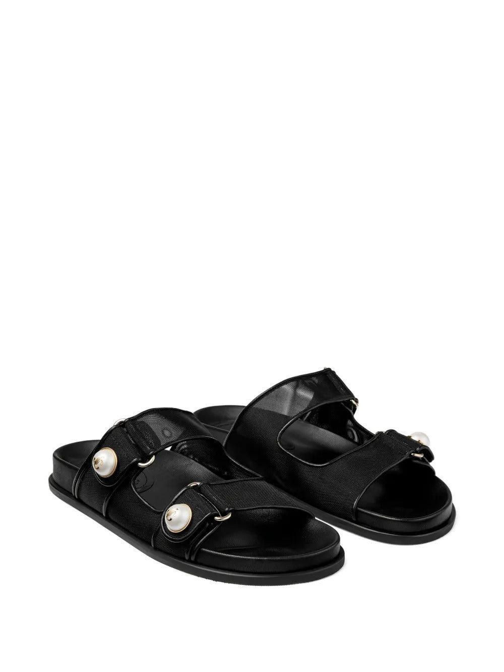 Fayence pearl-embellished sandals