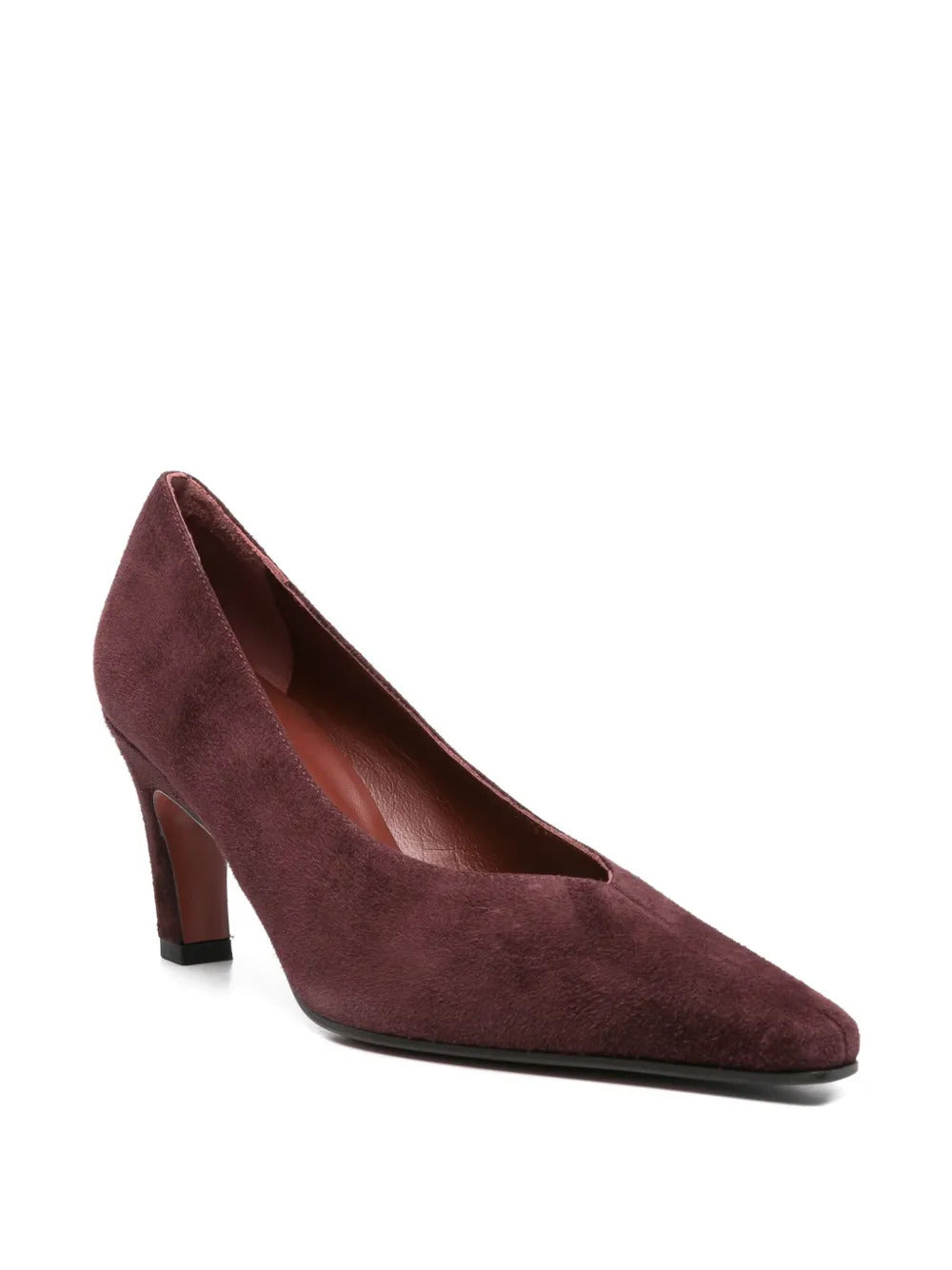 70mm pointed-toe suede pumps