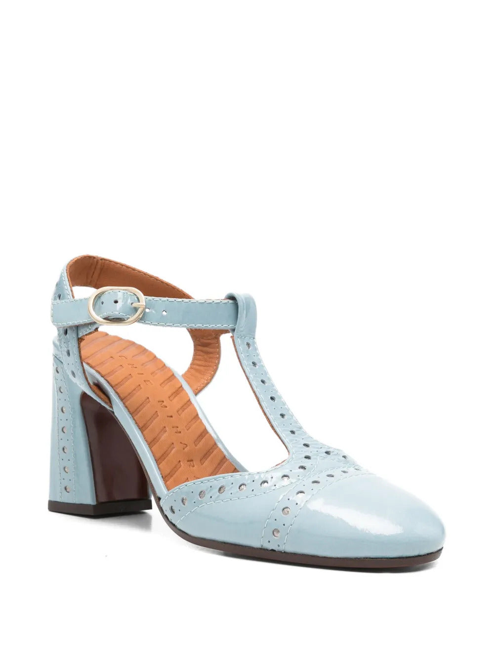 Mira cutout heeled pumps