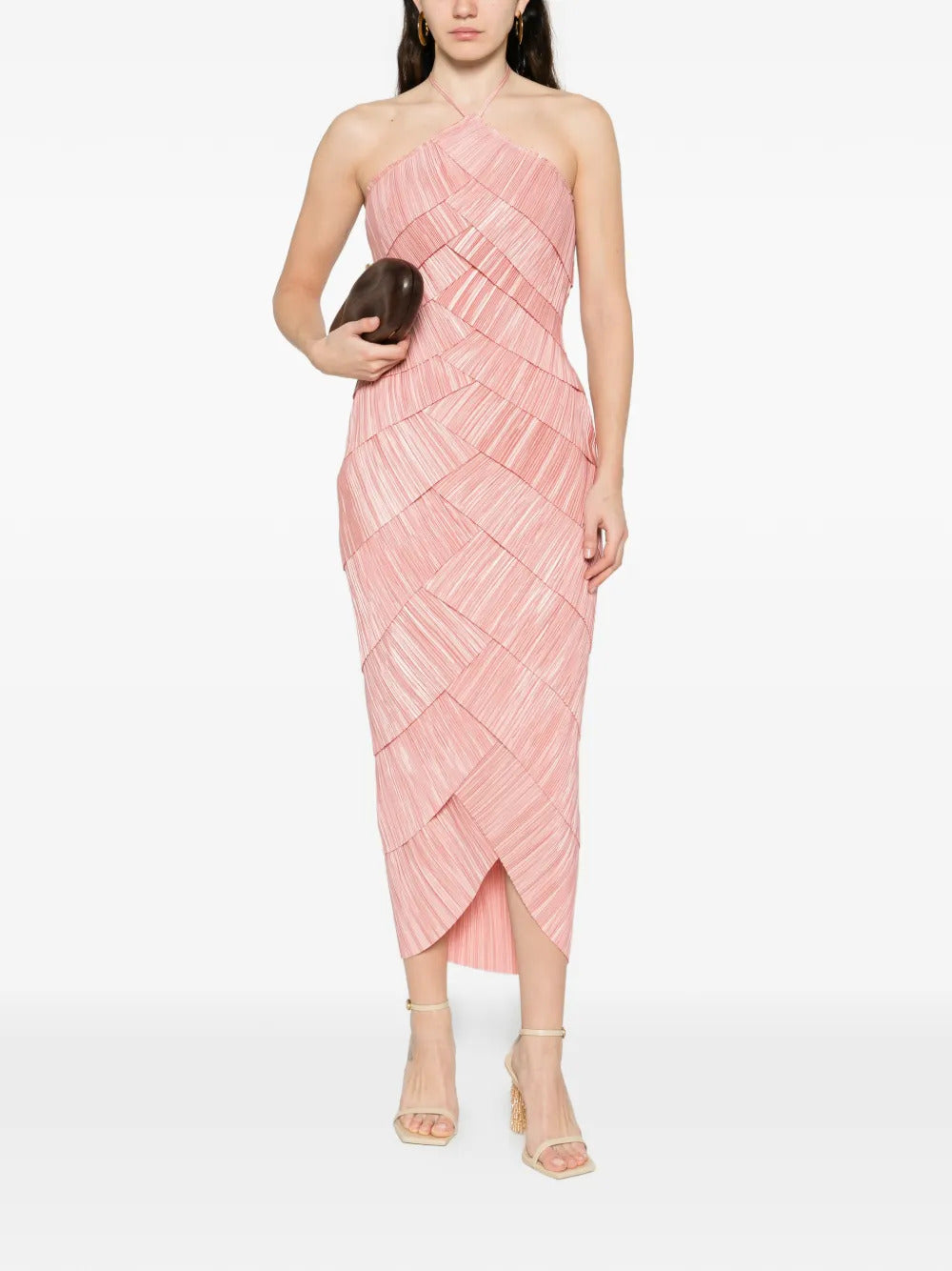 Patrizia pleated midi dress