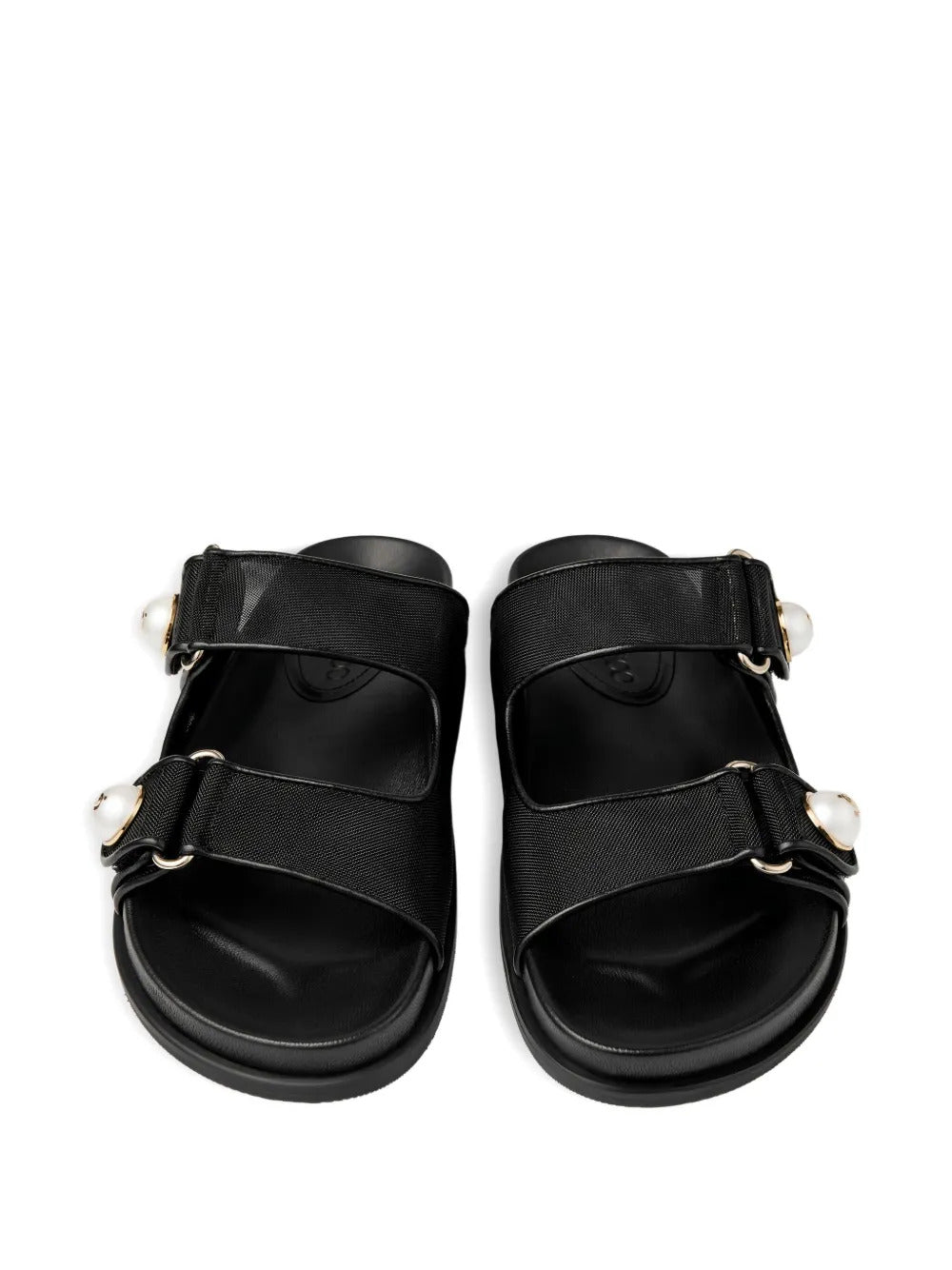 Fayence pearl-embellished sandals