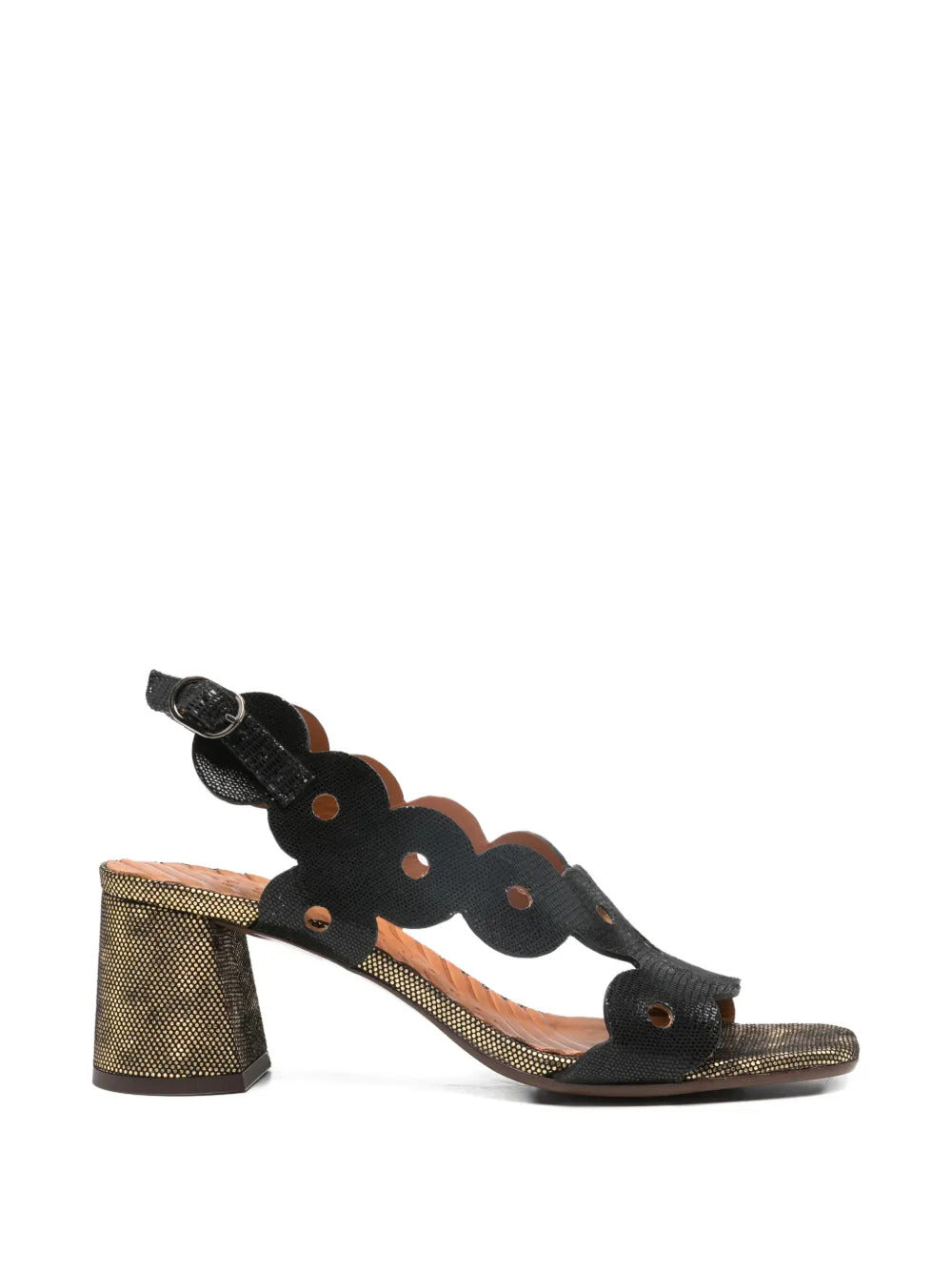 scalloped Ryed sandals
