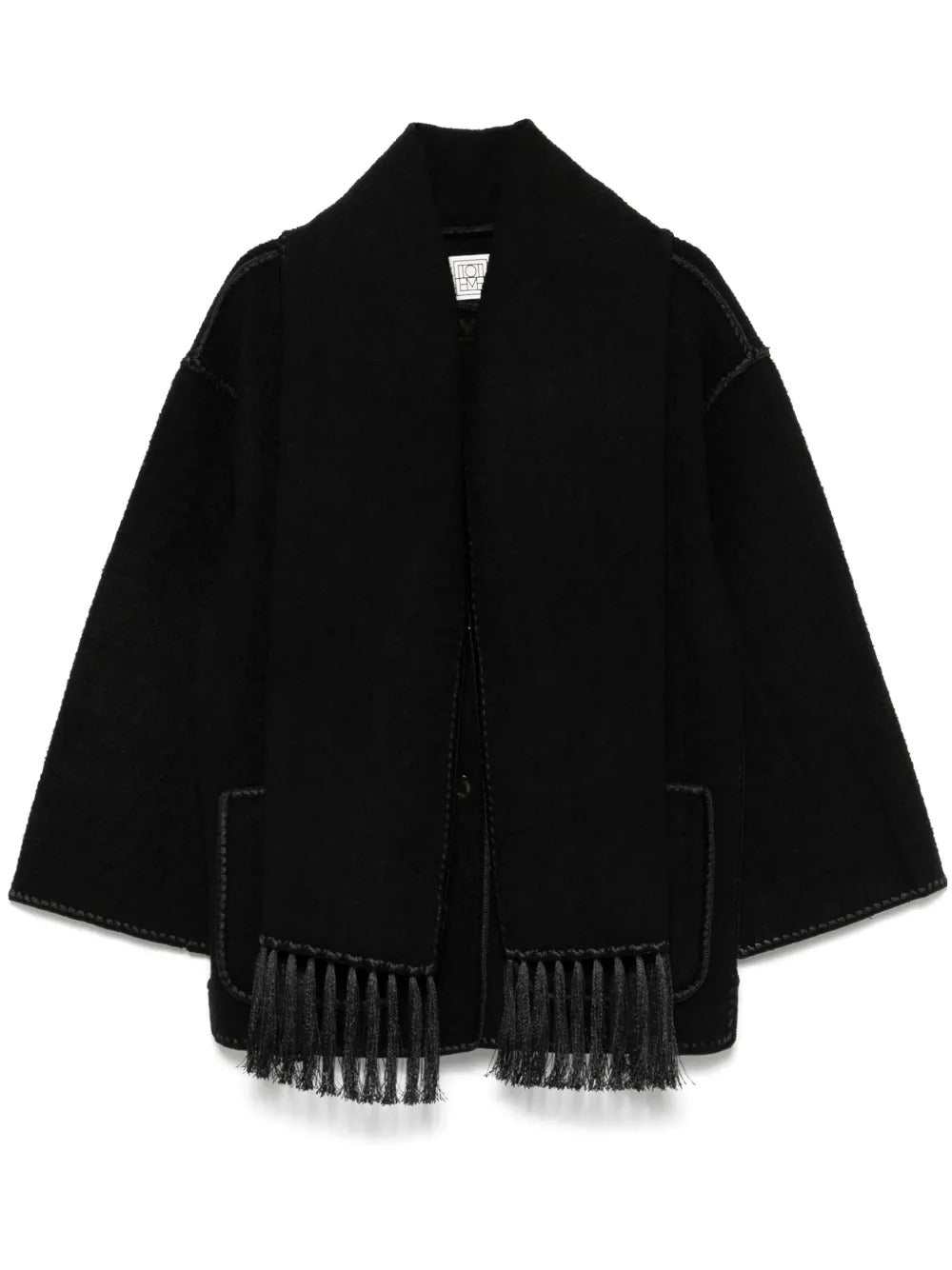 Cappotto con foulard