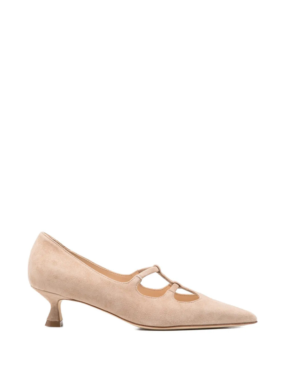 t-strap point-toe pumps