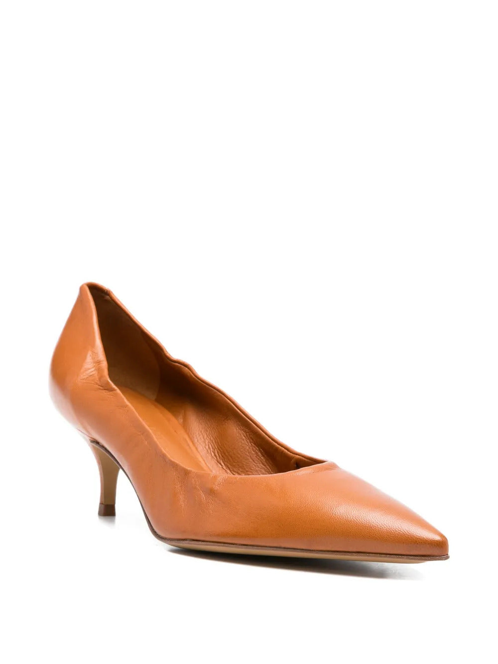 brown pointed toe