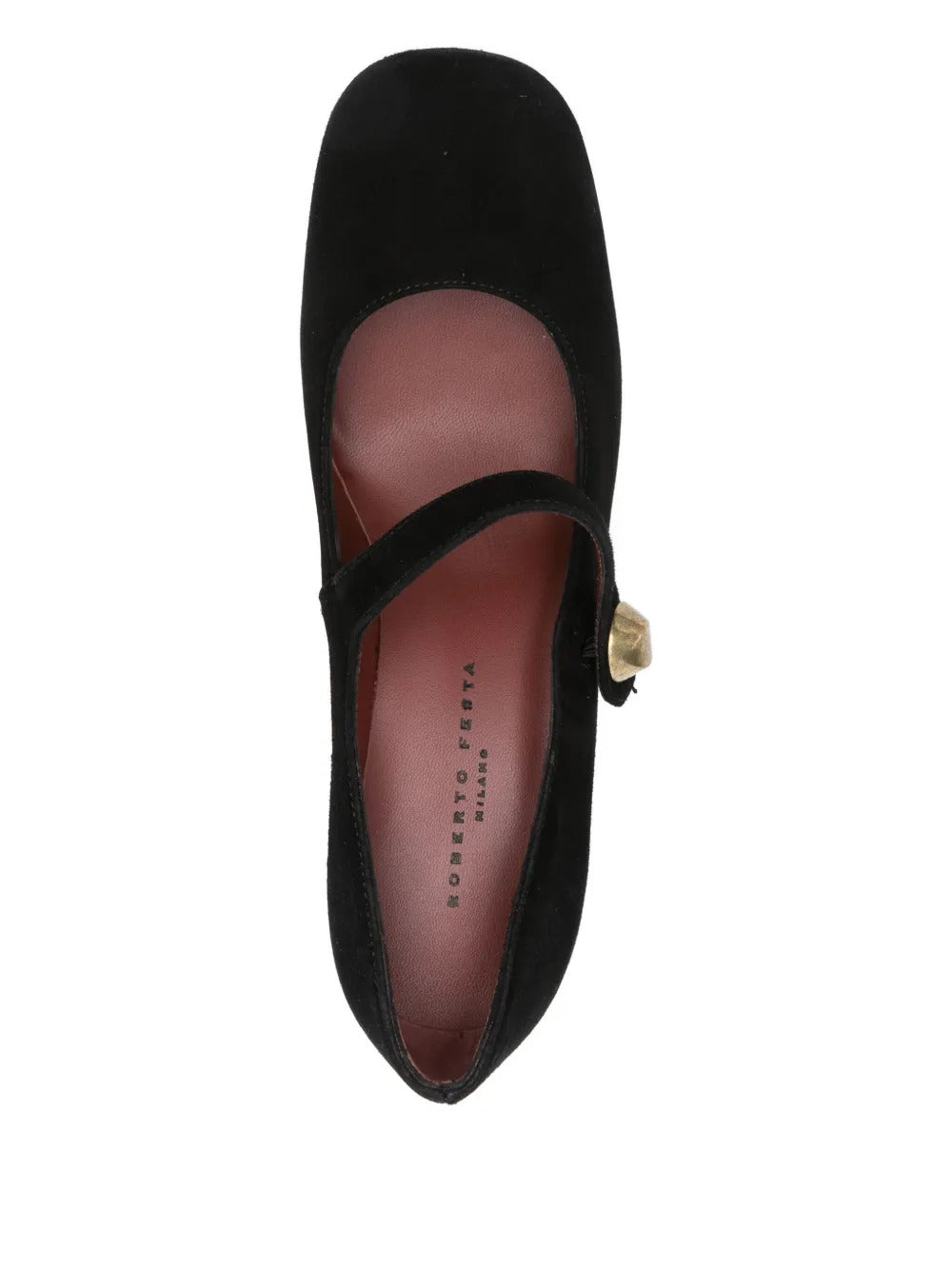 60mm Ferin block-heel Mary Jane pumps