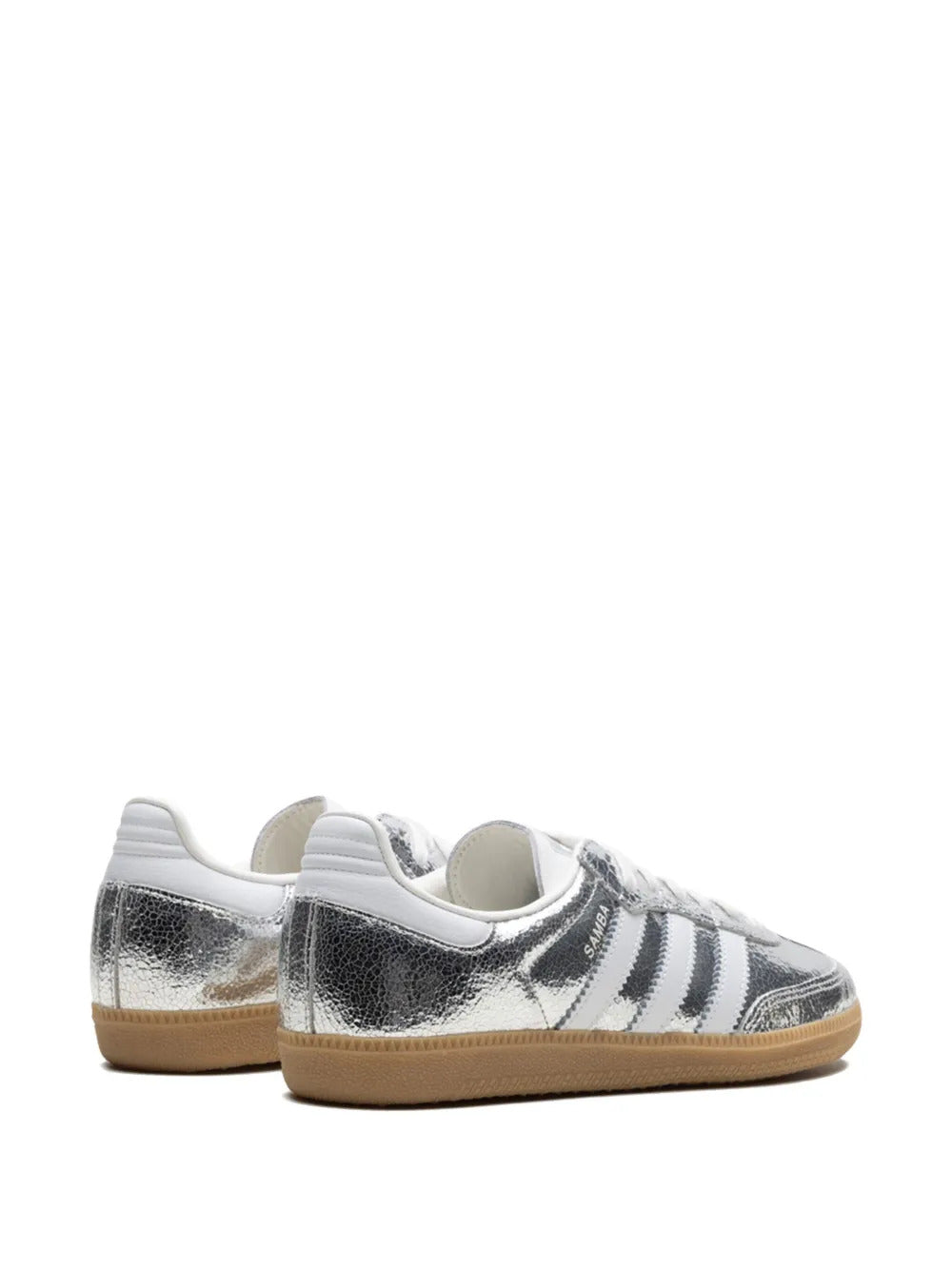Sneakers Samba OG Silver Metallic Cracked Leather