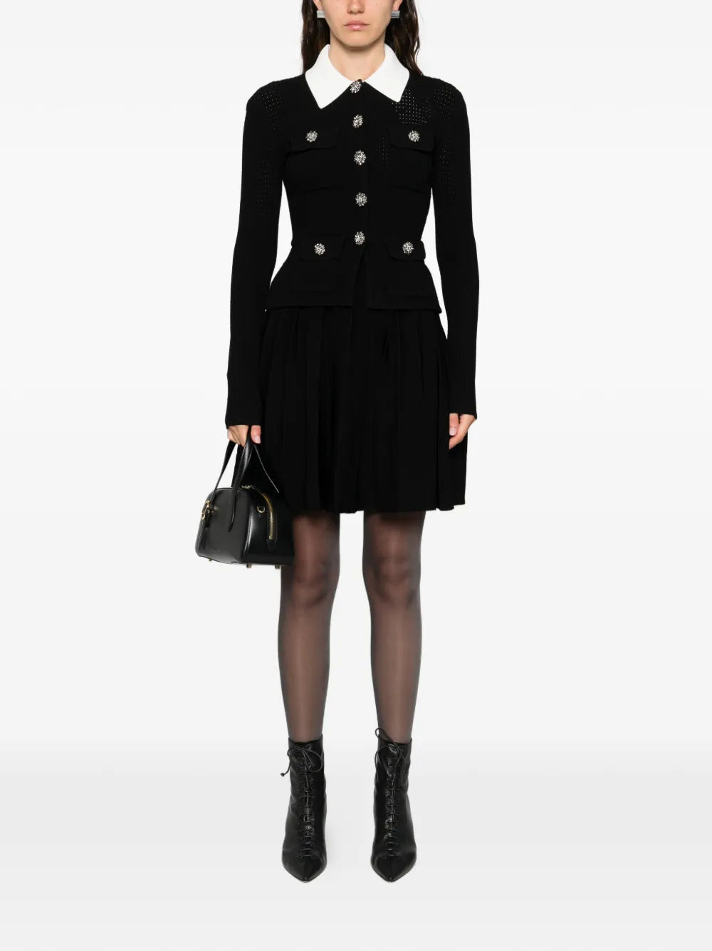 Abito corto con decorazione