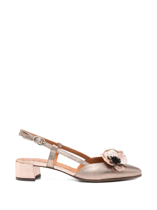 Hezel floral-applique sandals