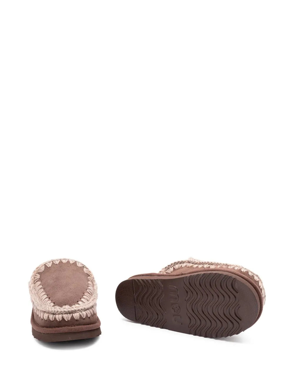 Slippers con dettaglio all'uncinetto