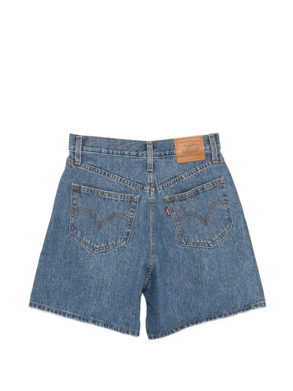 Shorts larghi a vita alta