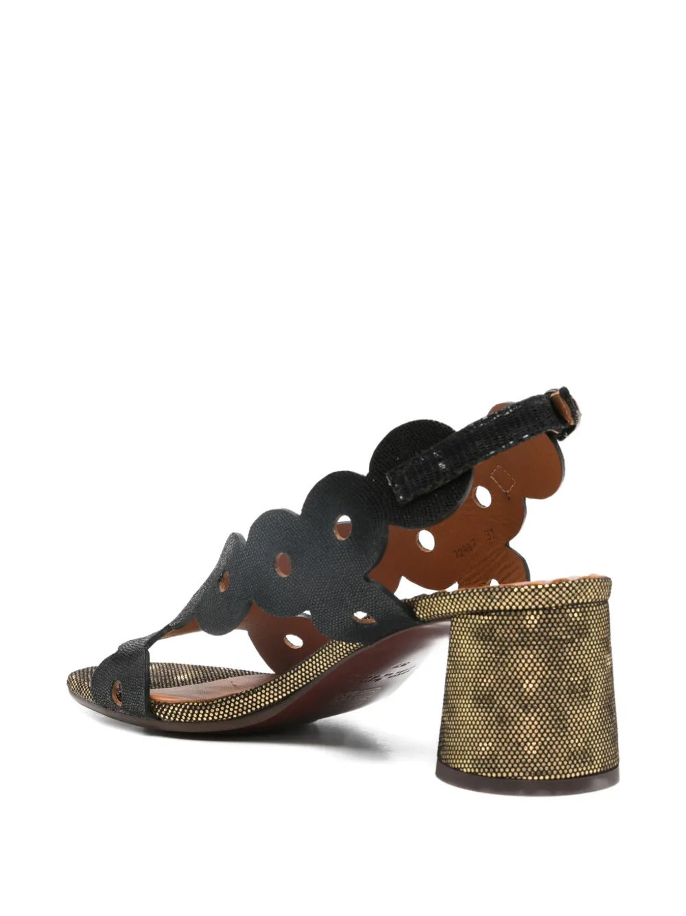 scalloped Ryed sandals