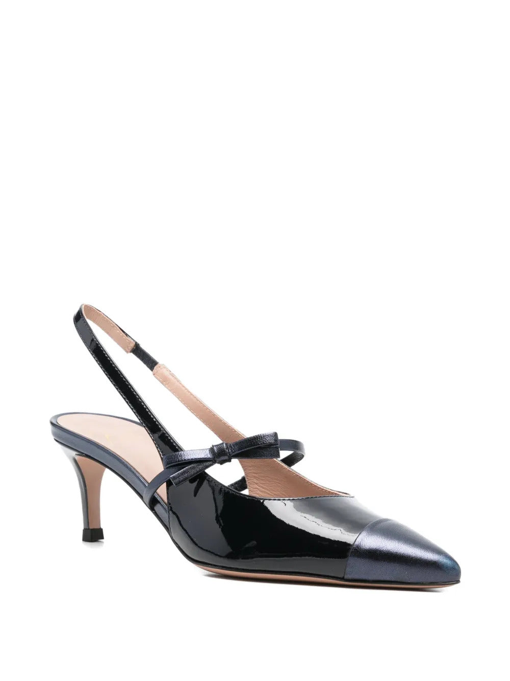 Berice bow-detail leather pumps