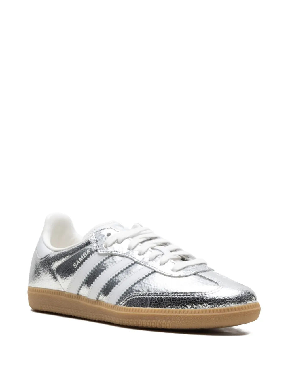 Sneakers Samba OG Silver Metallic Cracked Leather