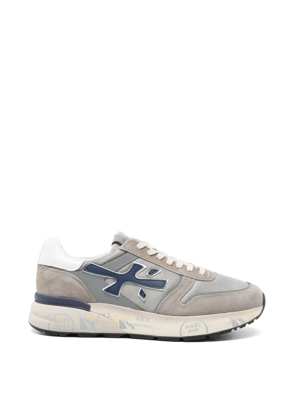 Mick 8001 suede panelled sneakers