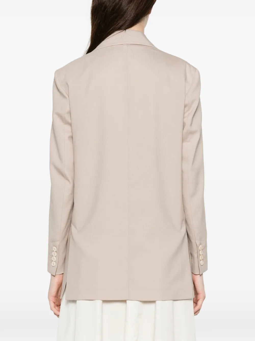 Blazer con tasche applicate e bottoni