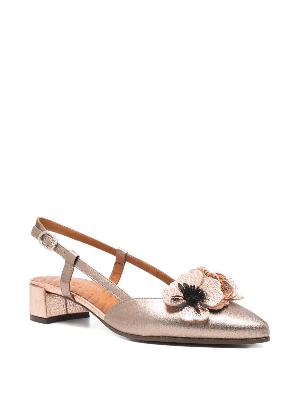 Hezel floral-applique sandals