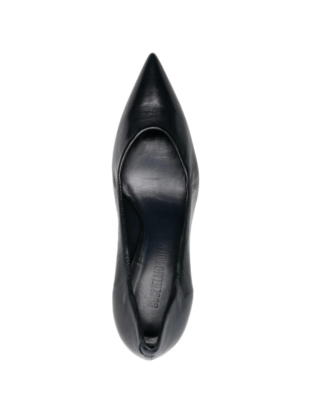 blue pointed toe stiletto heel