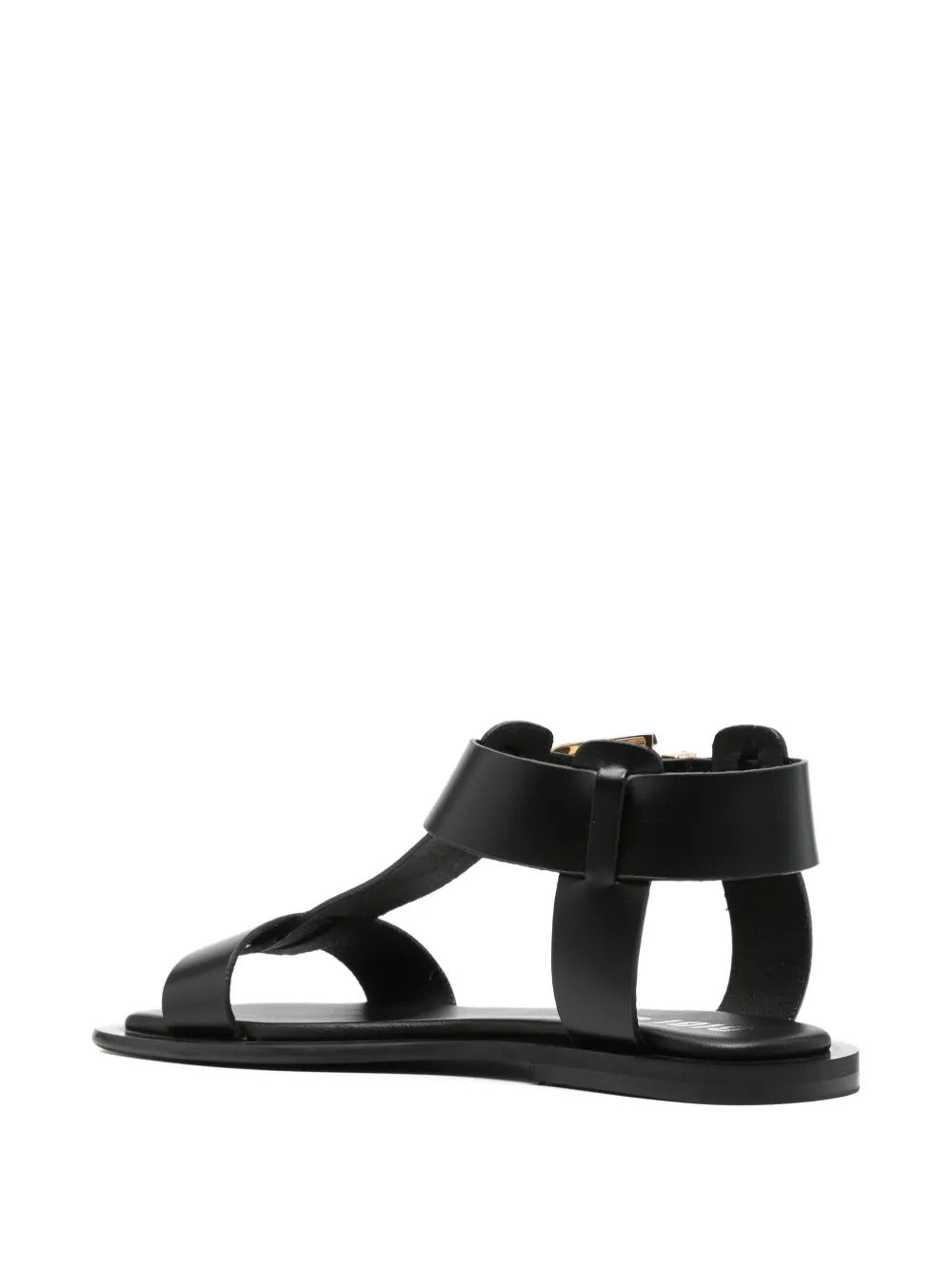 buckle leather sandals