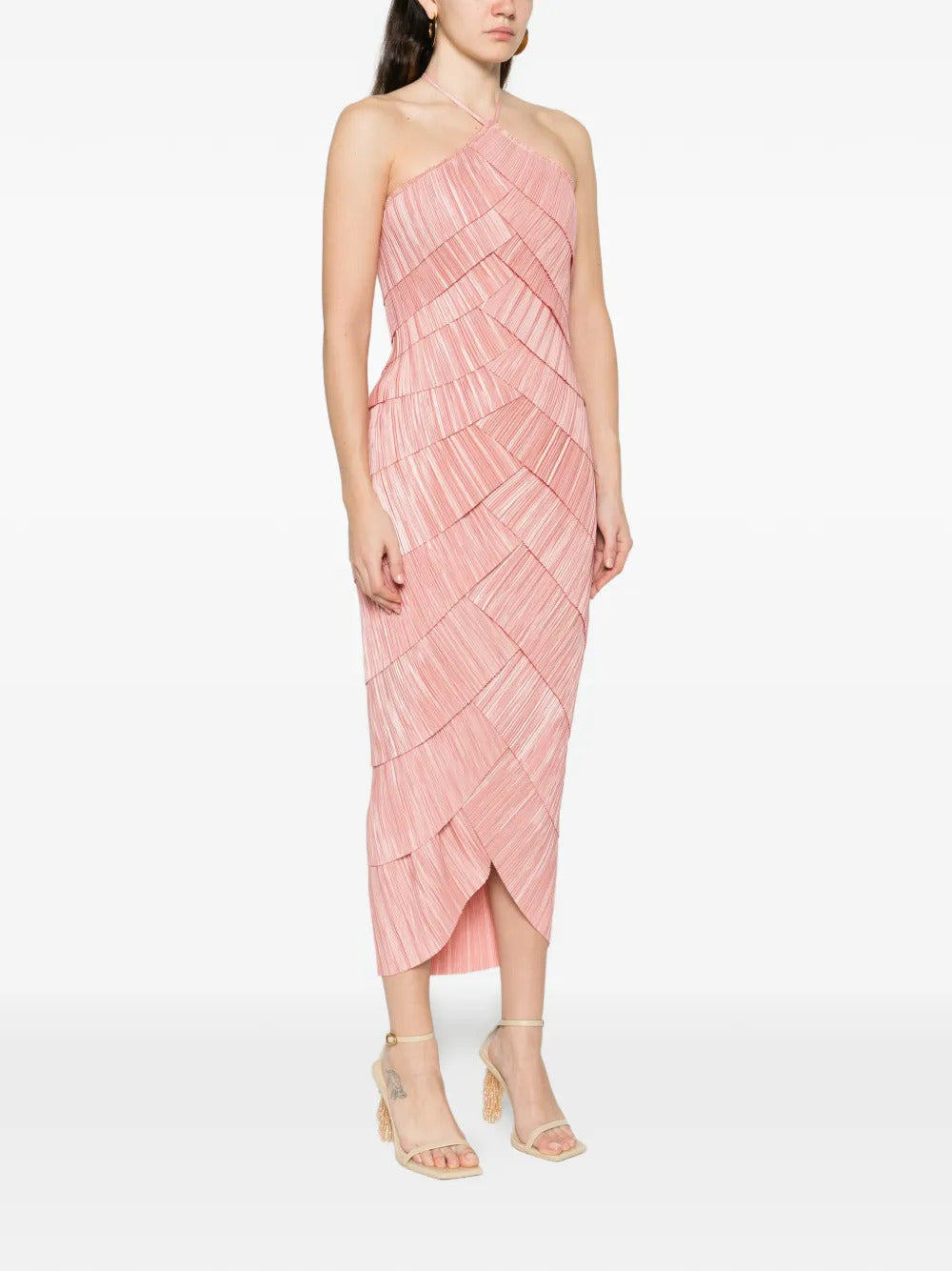 Patrizia pleated midi dress
