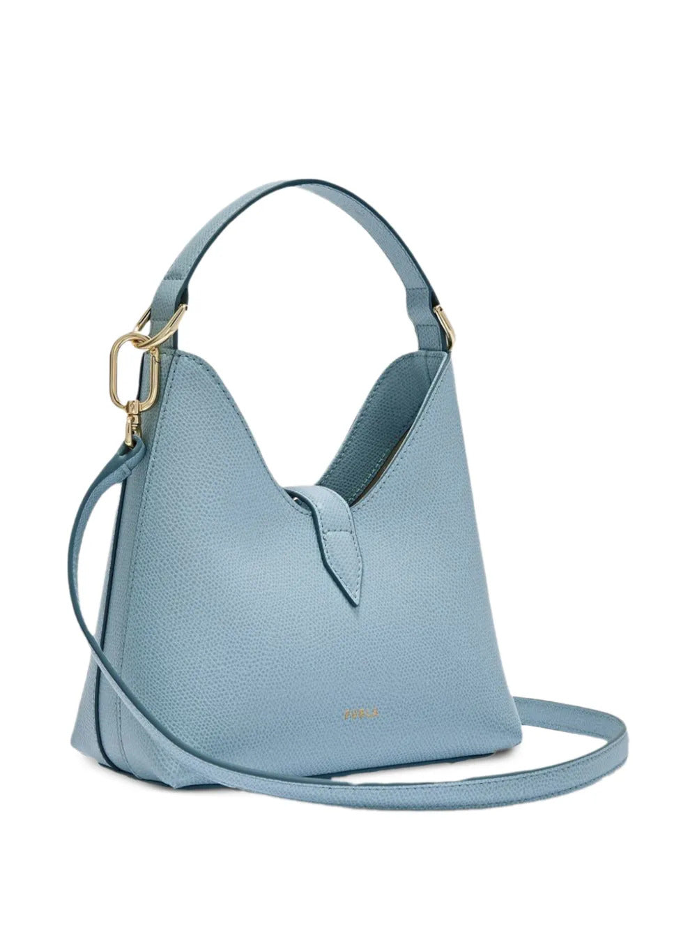 Borsa Iride mini con dettaglio cilindrico in metallo