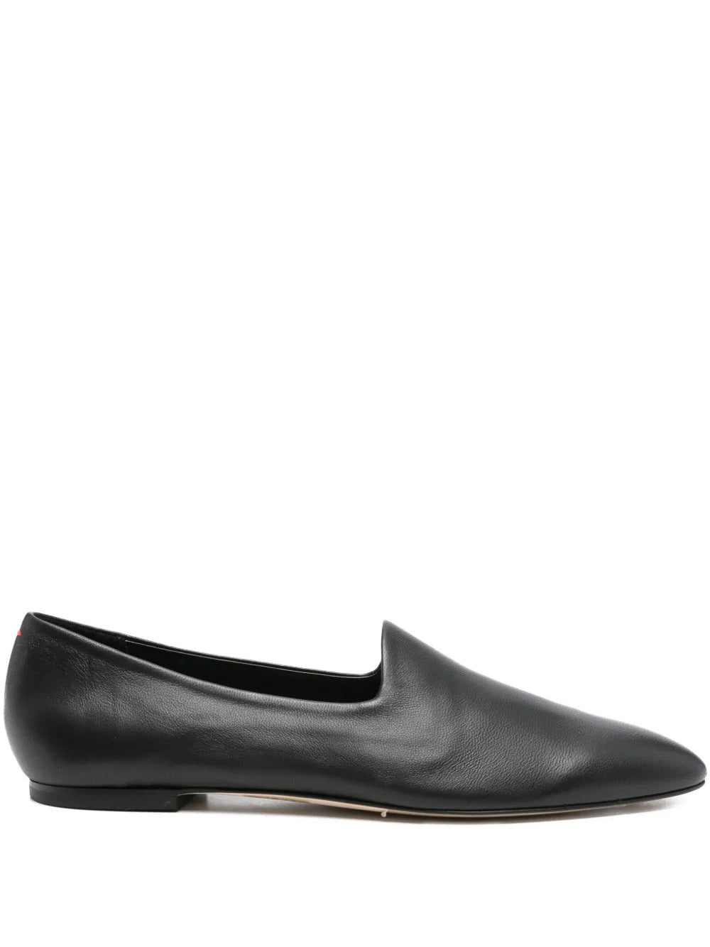 Vanna pointed-toe leather loafers
