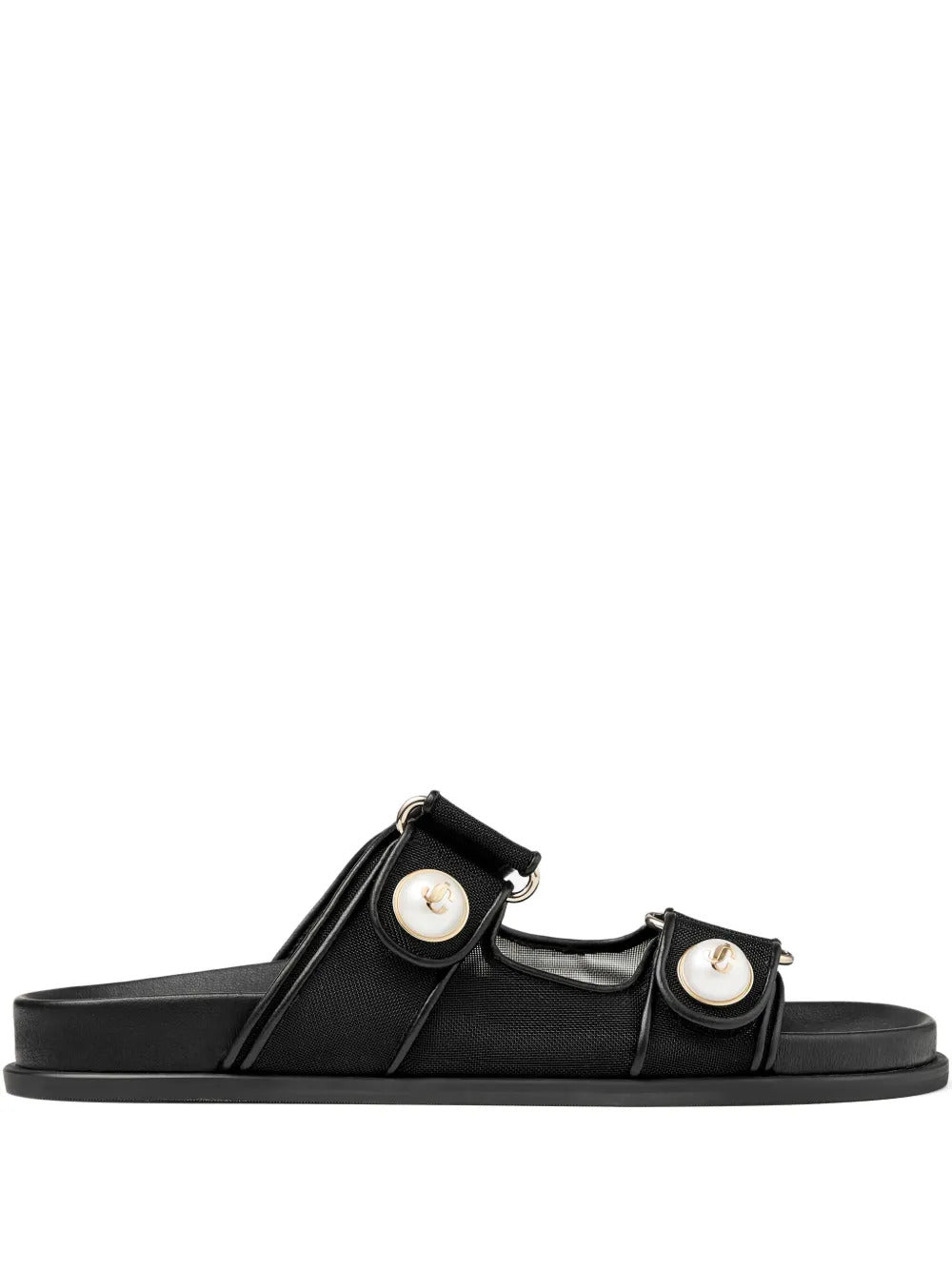Fayence pearl-embellished sandals