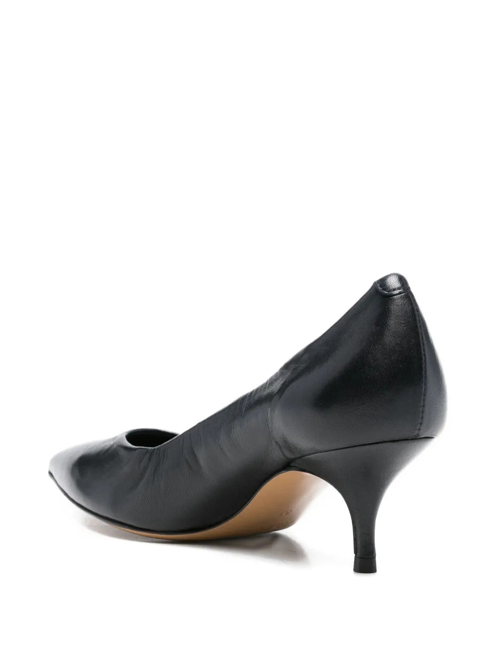 blue pointed toe stiletto heel