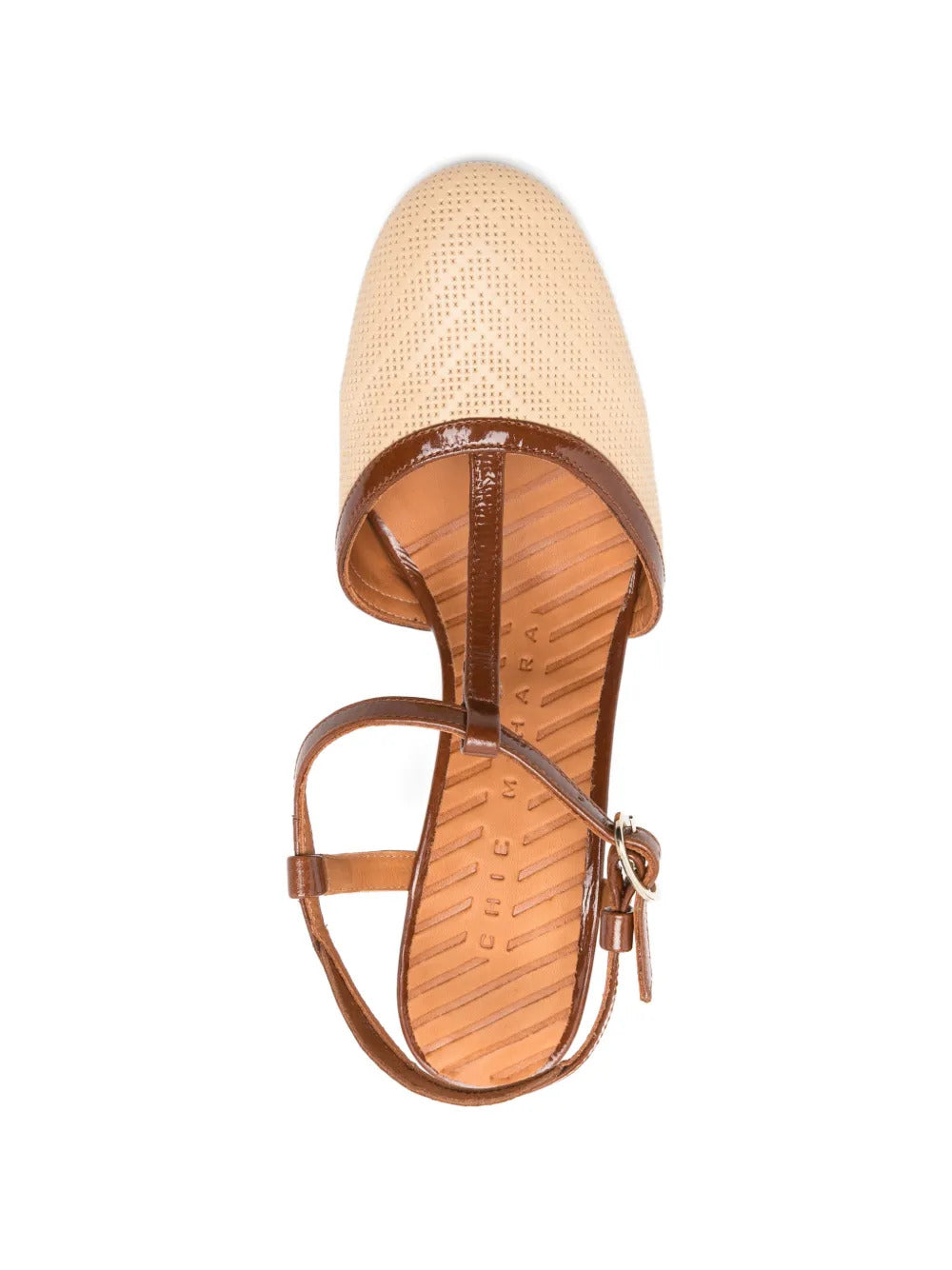 Mahedi T-strap block-heel sandals