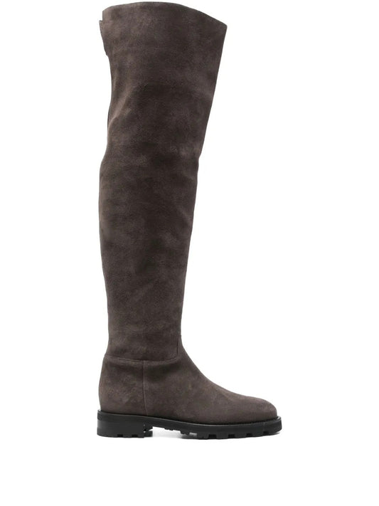 Luz suede over-the-knee boots