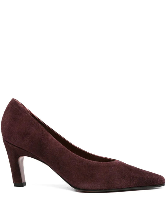 70mm pointed-toe suede pumps